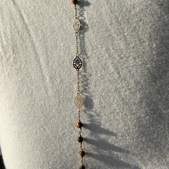 3 for $20 || Delicate bohemian 16” necklace with beads - Picture 3 of 5